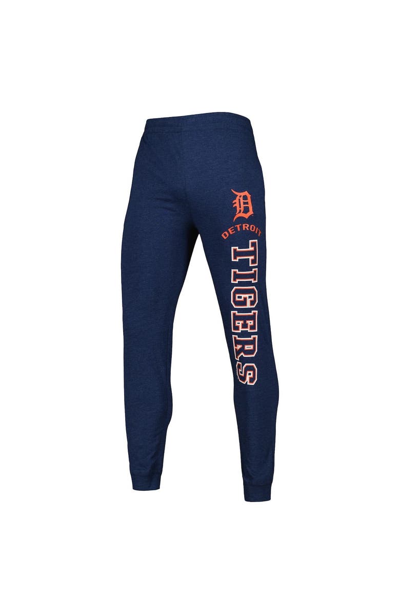 CONCEPTS SPORT Men's Concepts Sport Heather Navy/Heather Charcoal Detroit Tigers Meter Pullover Hoodie & Joggers Set, Alternate, color, 
