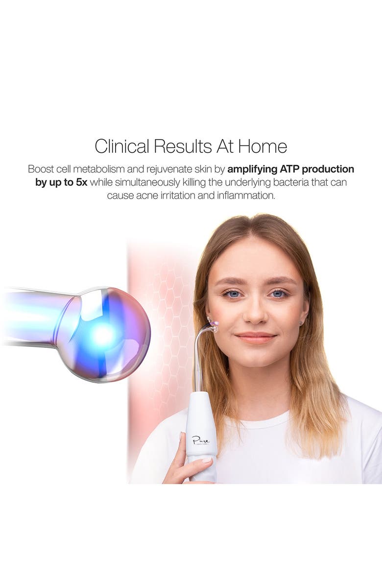 PURE DAILY CARE NuDerma Clinical Skin Therapy Wand - Portable Handheld High Frequency Skin Therapy Machine with 6 Fusion Neon & Argon Wands, Alternate, color, 