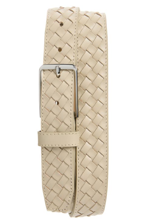 Enzo Woven Leather Belt