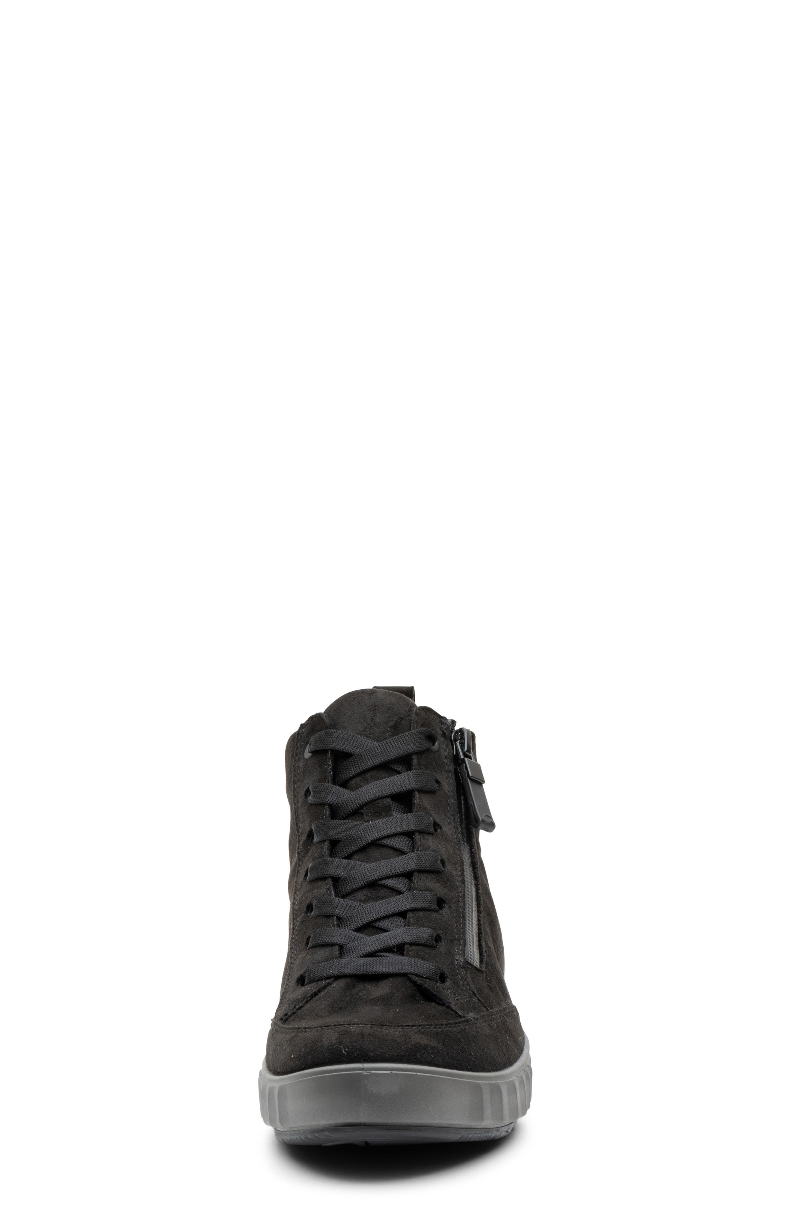 ara Adrienne Waterproof Sneaker, Alternate, color, Black