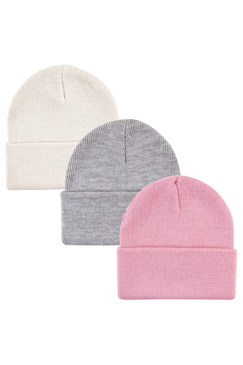 Knit Caps and Cuffed Beanies, Main, color, Orchid Pink