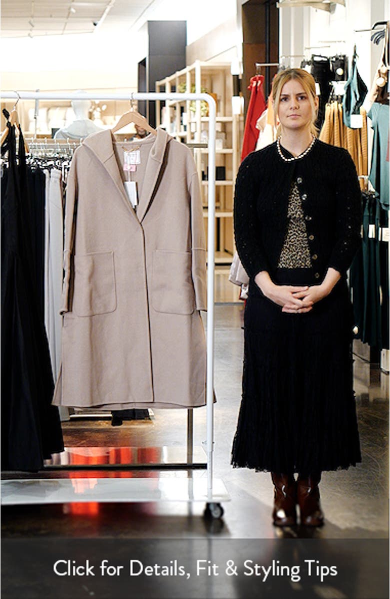 Walk This Way Wool Blend Oversized Coat, sales video thumbnail