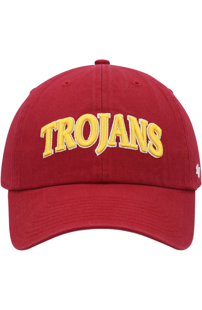 '47 Men's '47 Cardinal USC Trojans Archie Script Clean Up Adjustable Hat, Alternate, color, 