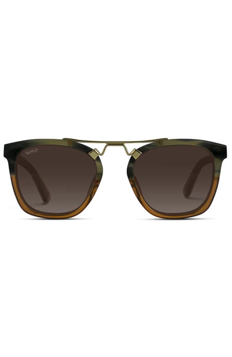 Demi - 51mm Oversized Square Polarized Sunglasses