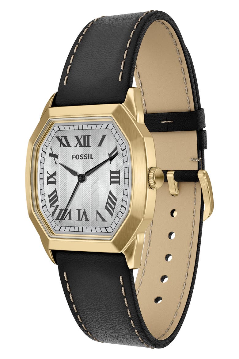 Harlow Watch, 33mm, Alternate, color, BLACK
