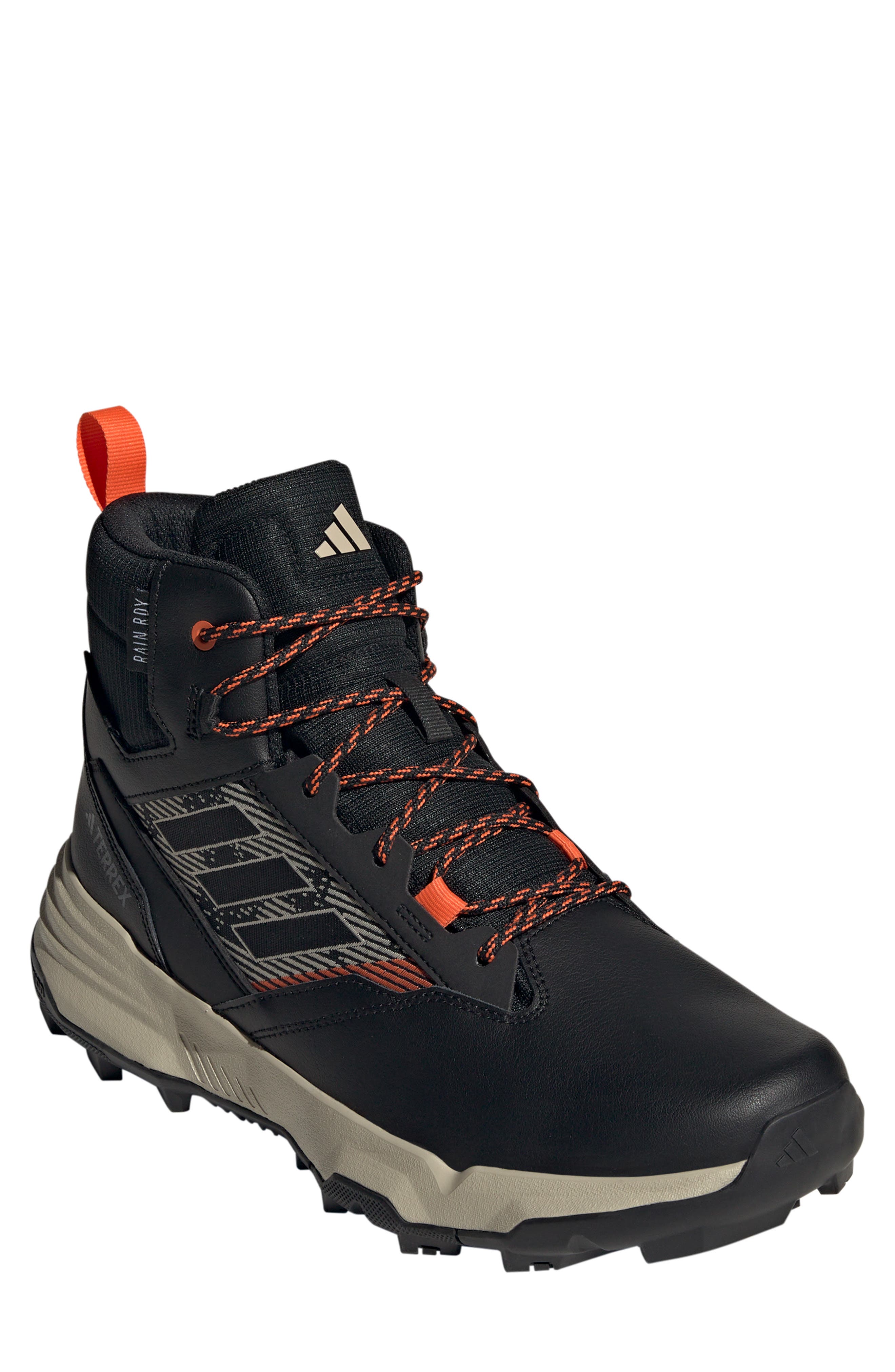 Unity Rain RDY Mid Hiking Shoe, Main, color, SHADOW RED/ BLACK/ ORANGE