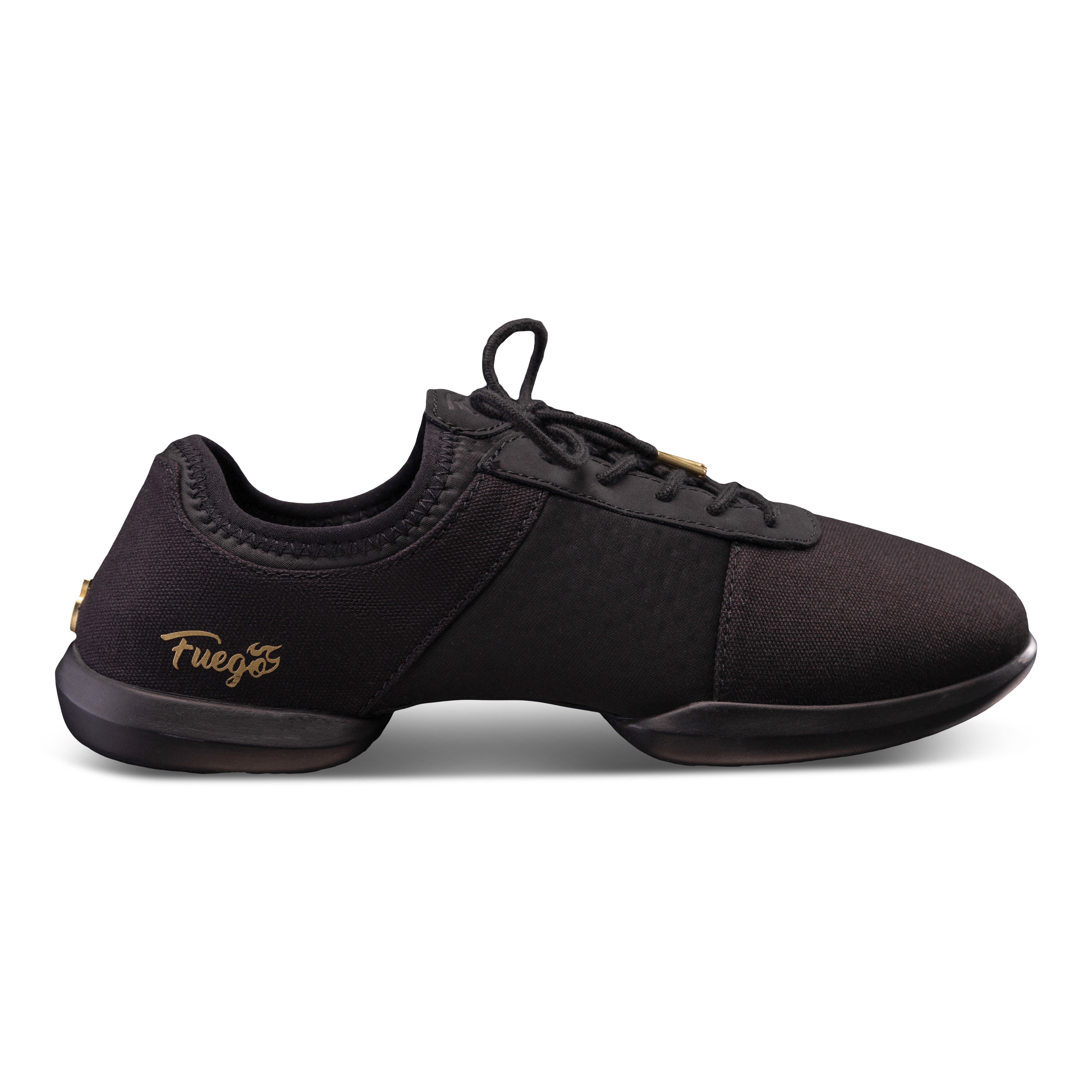Fuego Men's Split-sole Sneaker, Alternate, color, All-Black