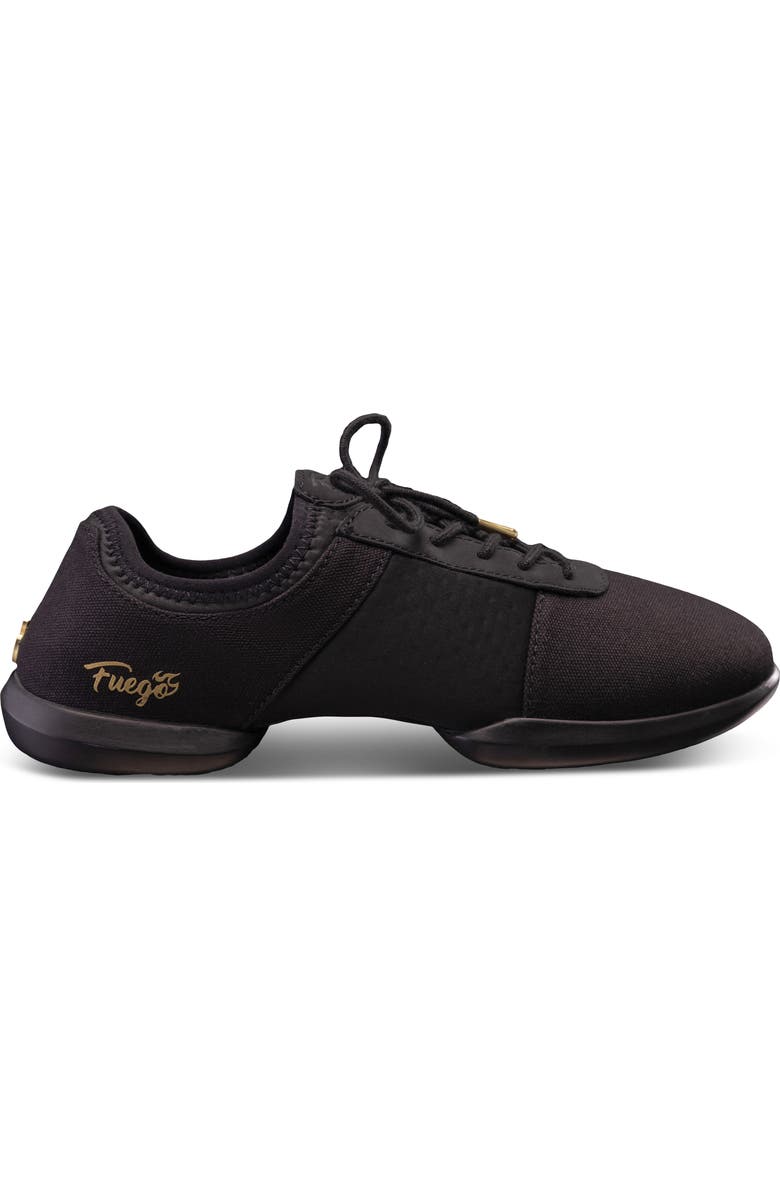 Fuego Men's Split-sole Sneaker, Alternate, color, All-Black