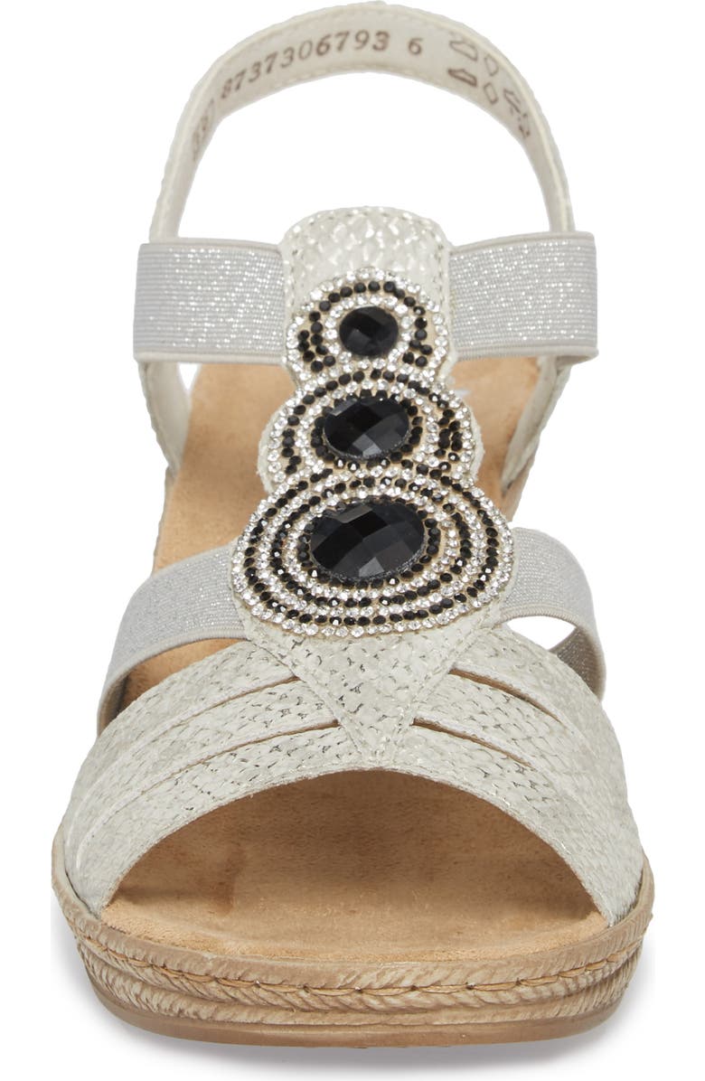 Rieker Antistress Fanni Wedge Sandal, Alternate, color,