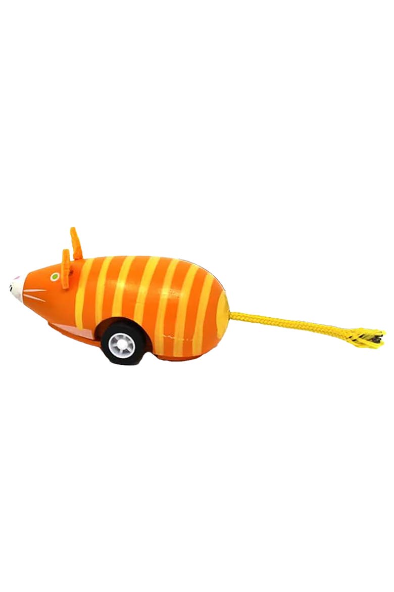 Bowling Toy Cat with Mice, Alternate, color, Multicolored