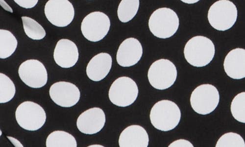 Renee C Polka Dot Halter Top In Black