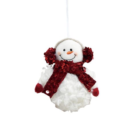 PSnowman Ornament for Christmas Tree Multicolor Indoor Decoration Adorable Holiday Decor Gift Giving