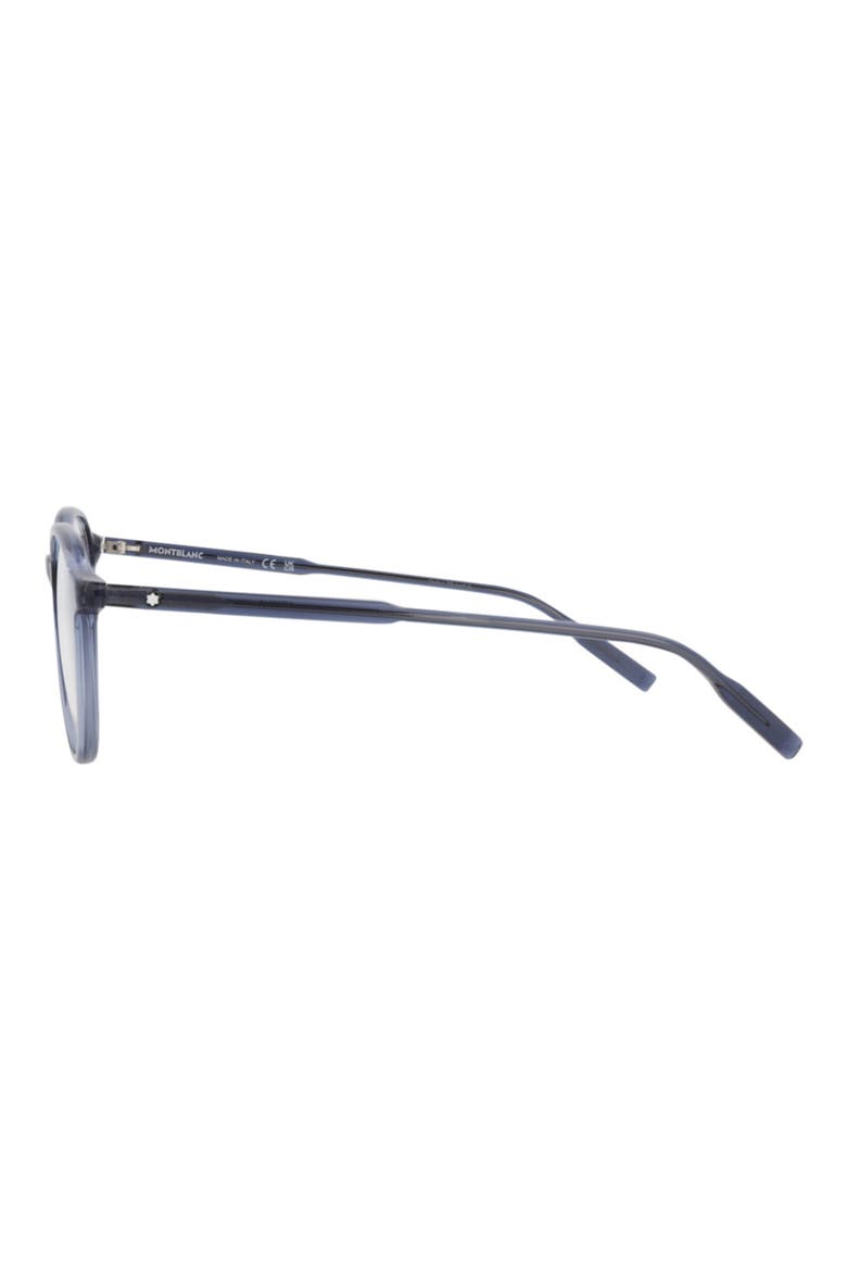 52mm Round Optical Glasses, Alternate, color, BLUE BLUE TRANSPARENT
