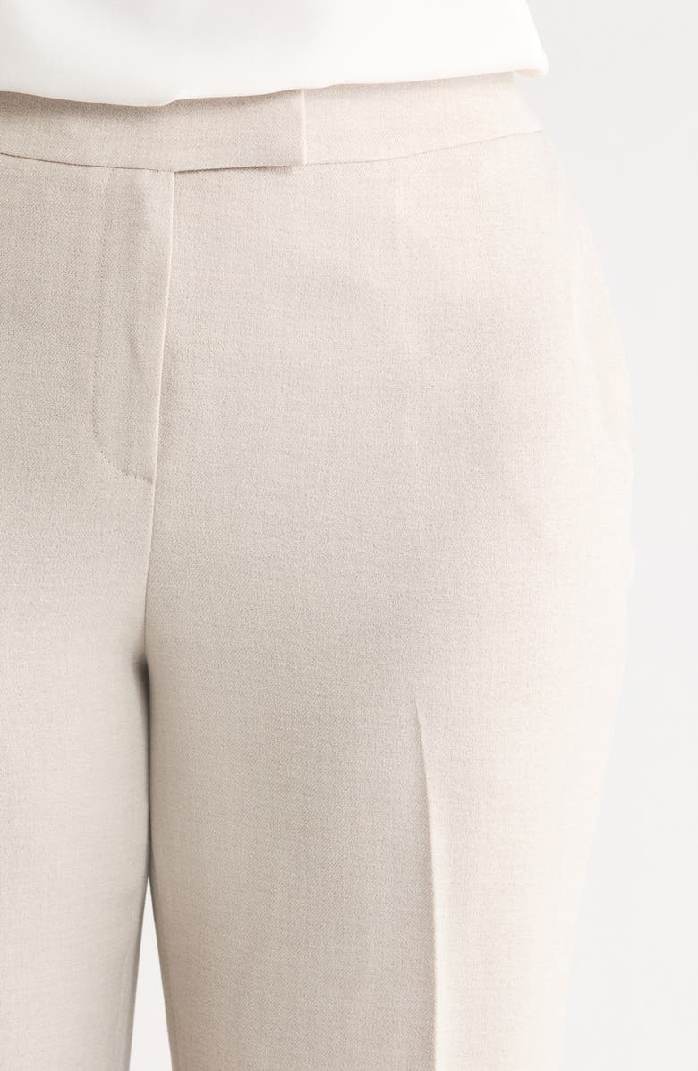KASPER The Claire Pebble Crepe Pants, Alternate, color, Summer Straw