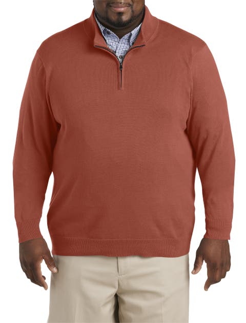 Big & Tall Quarter-Zip Pullover Sweater