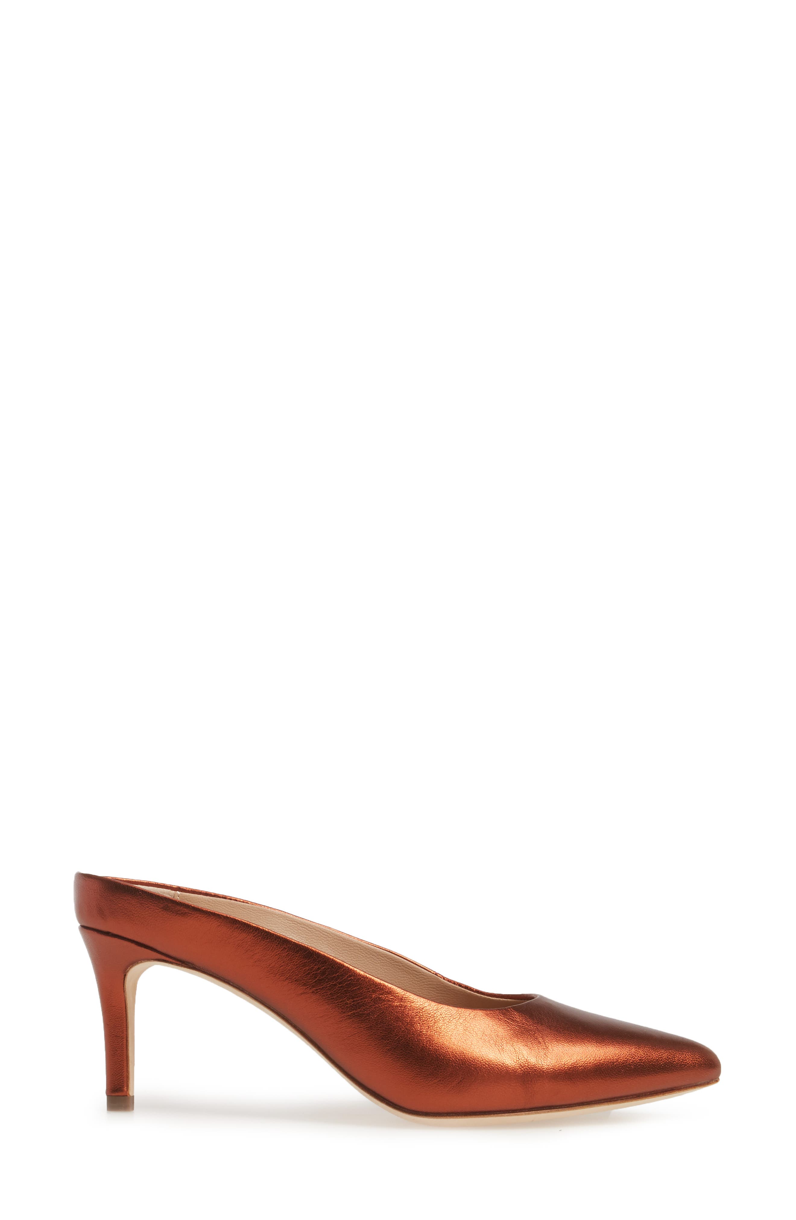 Daria Mule Pump, Alternate, color, PAPAYA LEATHER