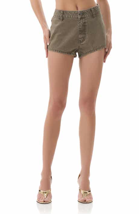 AFRM High Waist Denim Shorts