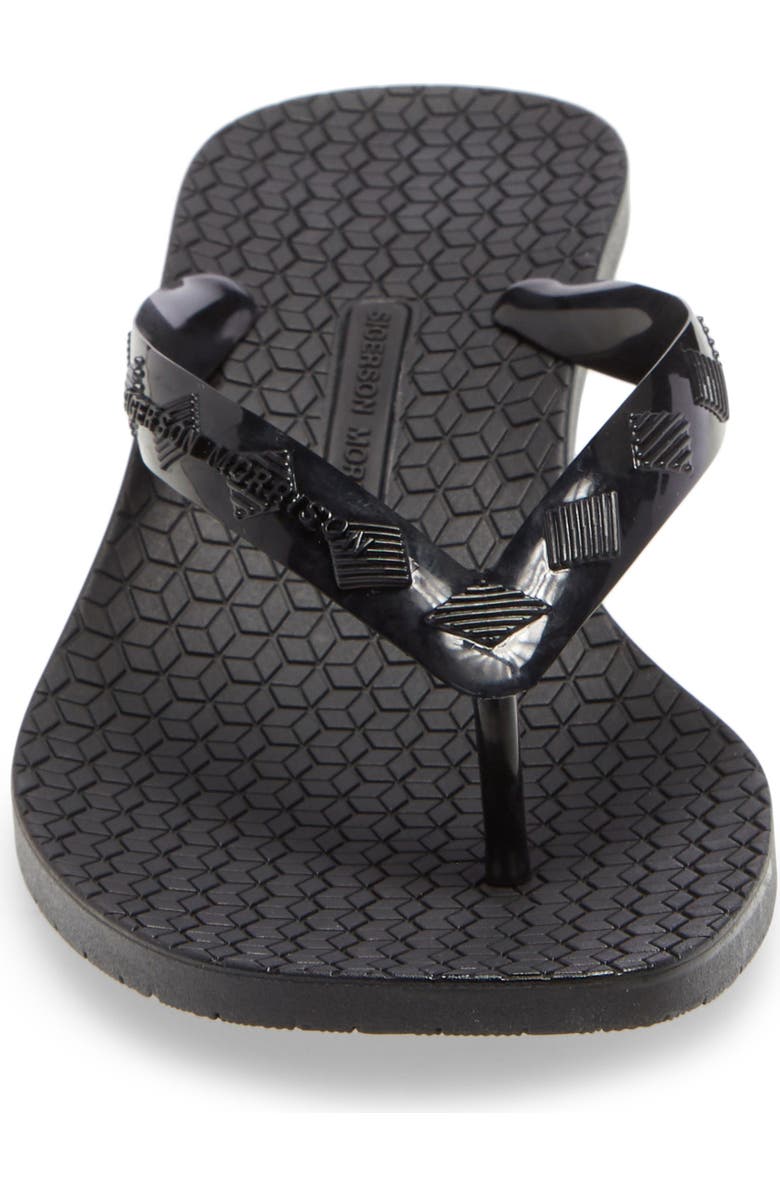 Sigerson Morrison Iconic Kitten Heel Flip Flop, Alternate, color,