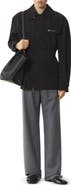 Lanvin Short Parka In Technical Cotton