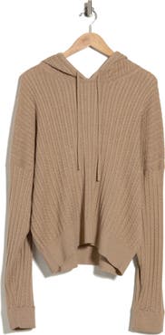 Simkhai Cable Stitch Cotton & Cashmere Hoodie