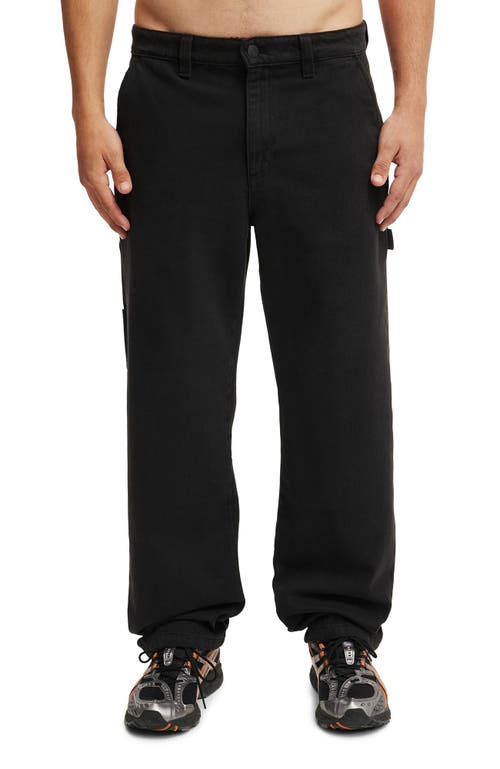 Cotton On Baggy Worker Pant In Black