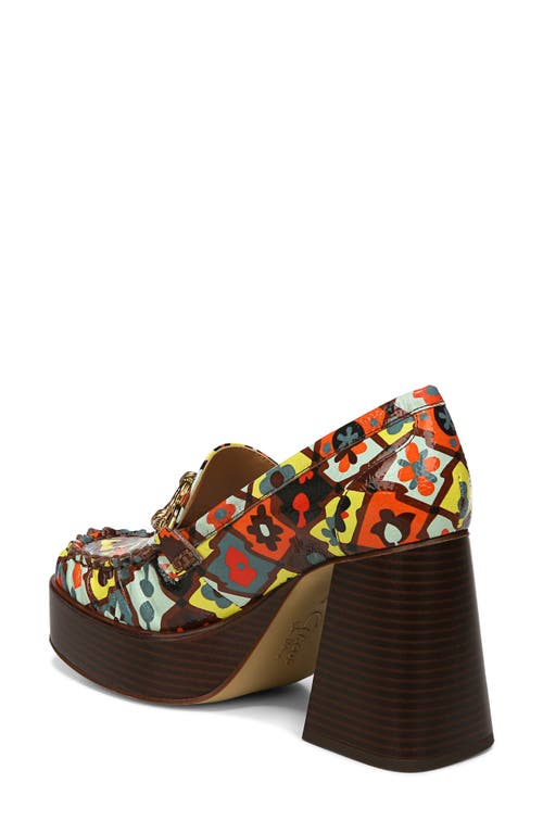 Circus Ny By Sam Edelman Susie Platform Loafer Pump In Dark Bourbon