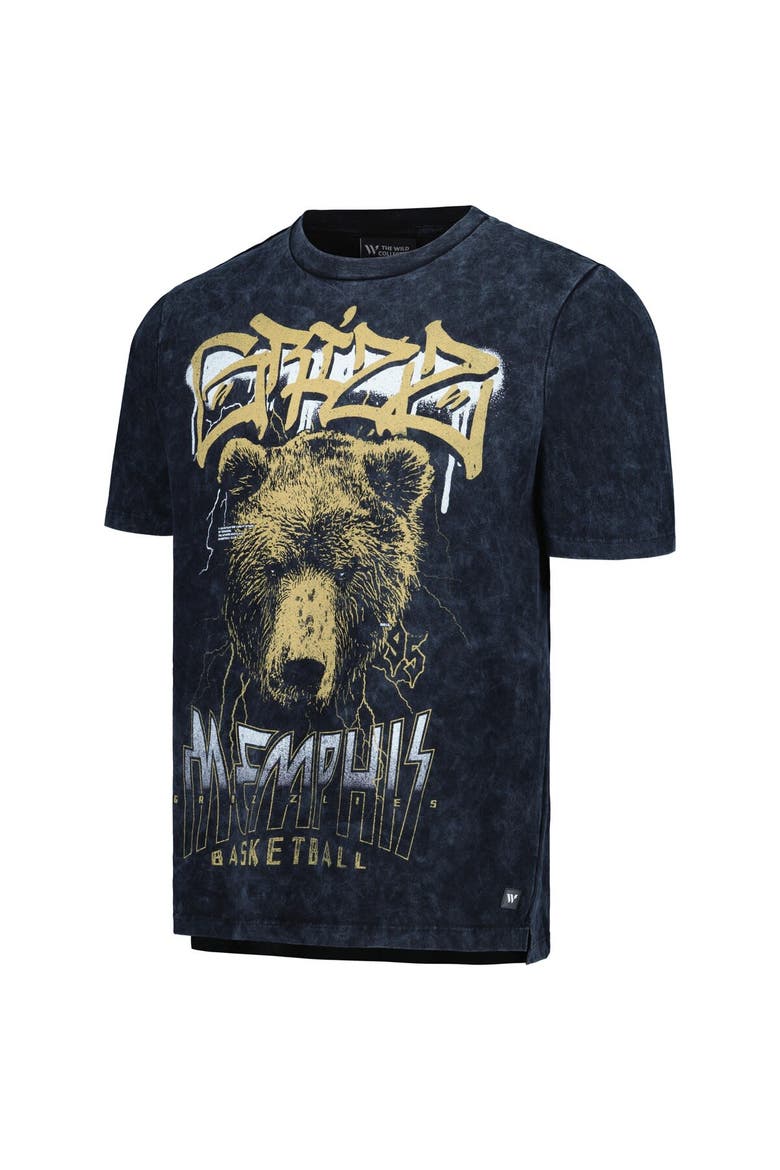 Unisex The Wild Collective  Black Memphis Grizzlies Tour Band T-Shirt, Alternate, color, Black
