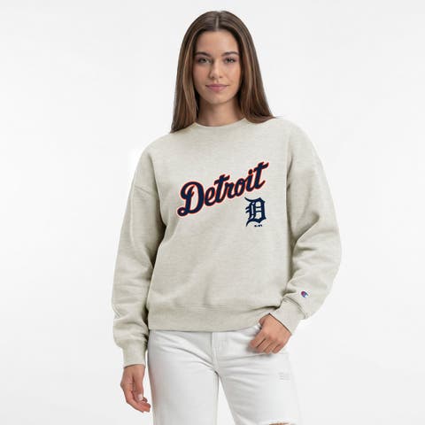 Women's Champion  Oatmeal Detroit Tigers All-Star Sweatshirt