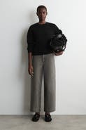 COS Cropped Wide-Leg Denim Pants