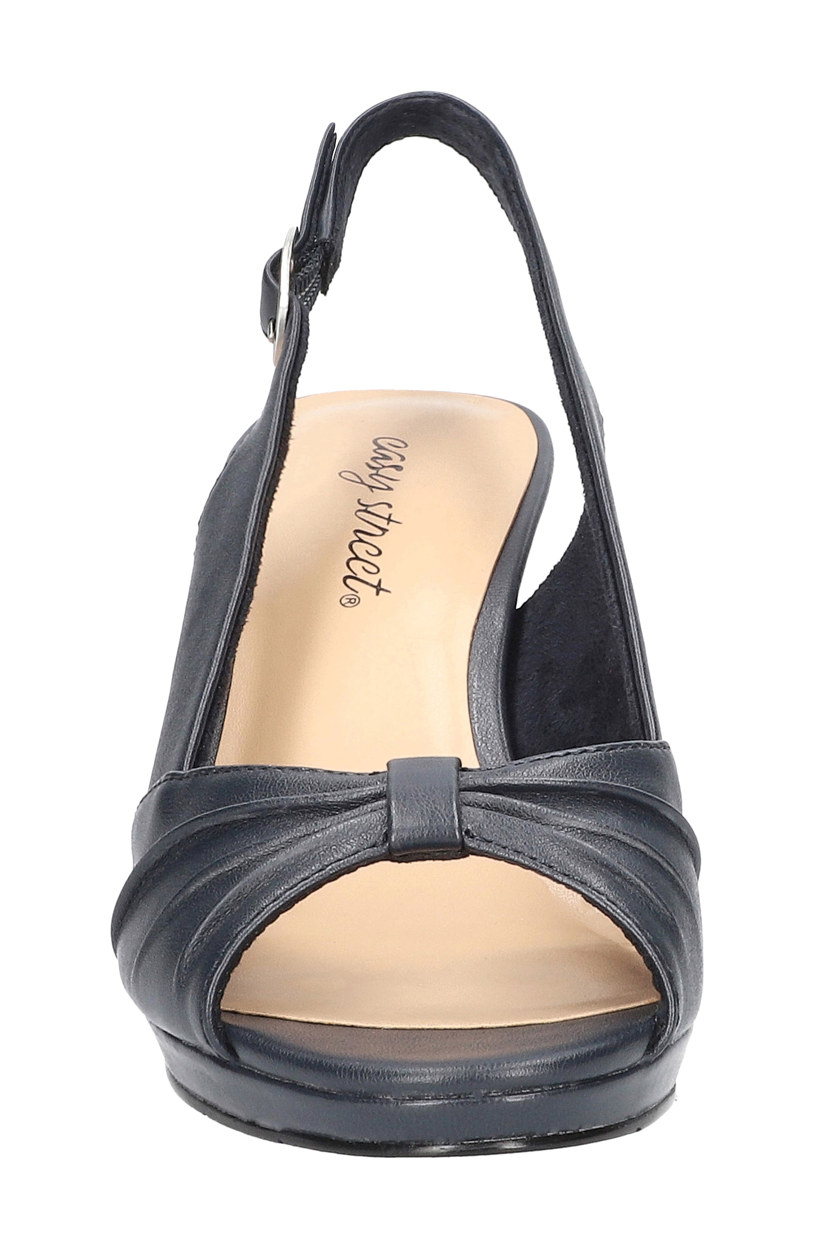 Saturn Slingback Sandal, Alternate, color, NAVY