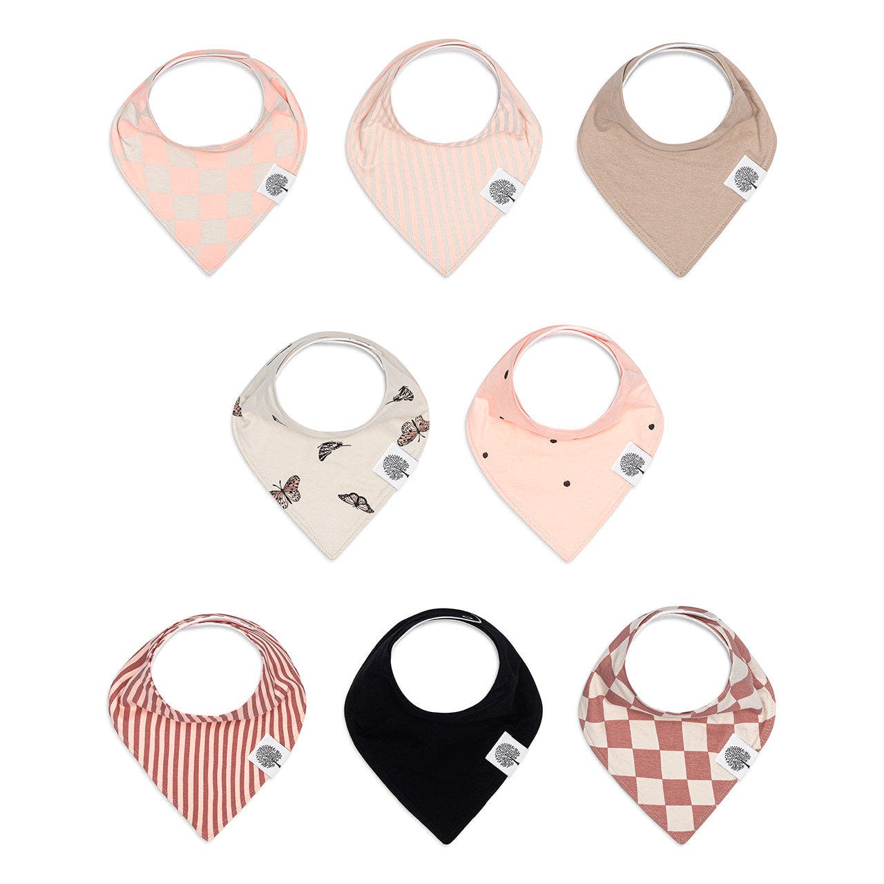 Parker Baby Co. Bandana Bib Set in Butterfly 