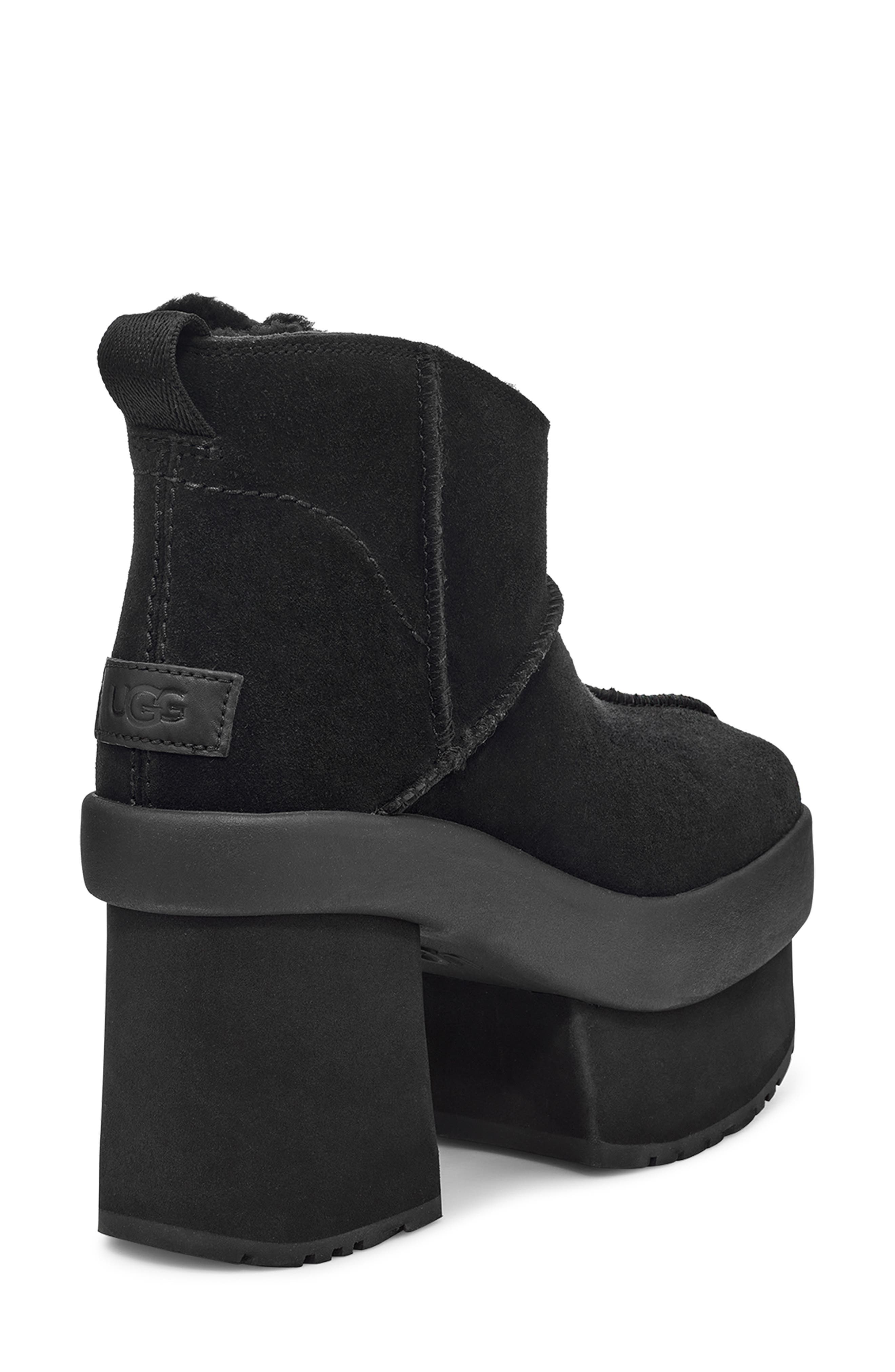 UGG<sup>®</sup> Mini New Heights Platform Boot, Alternate, color, Blk