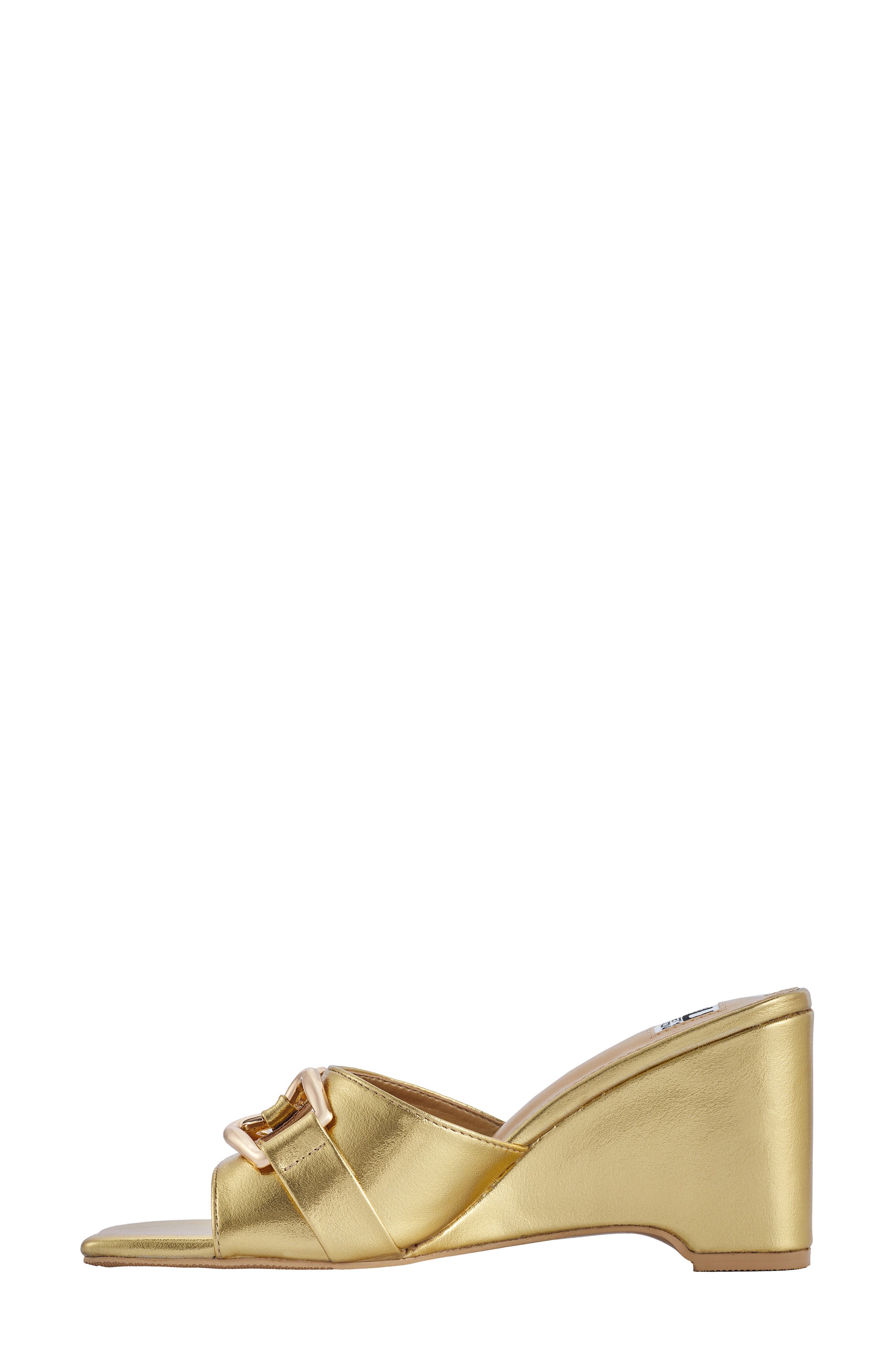 Kensy Wedge Sandal, Alternate, color, GOLD