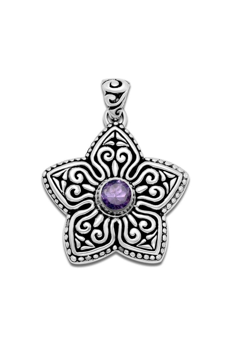 Flower Pendant, Main, color, PURPLE