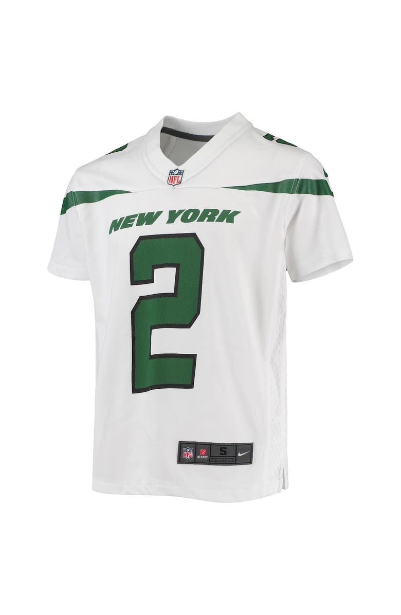 Nike Youth Nike Zach Wilson White New York Jets Game Jersey, Alternate, color, 