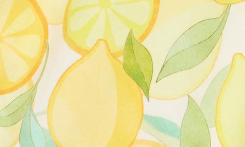 Avec Les Filles Lemon Pull-on Shorts In Yellow