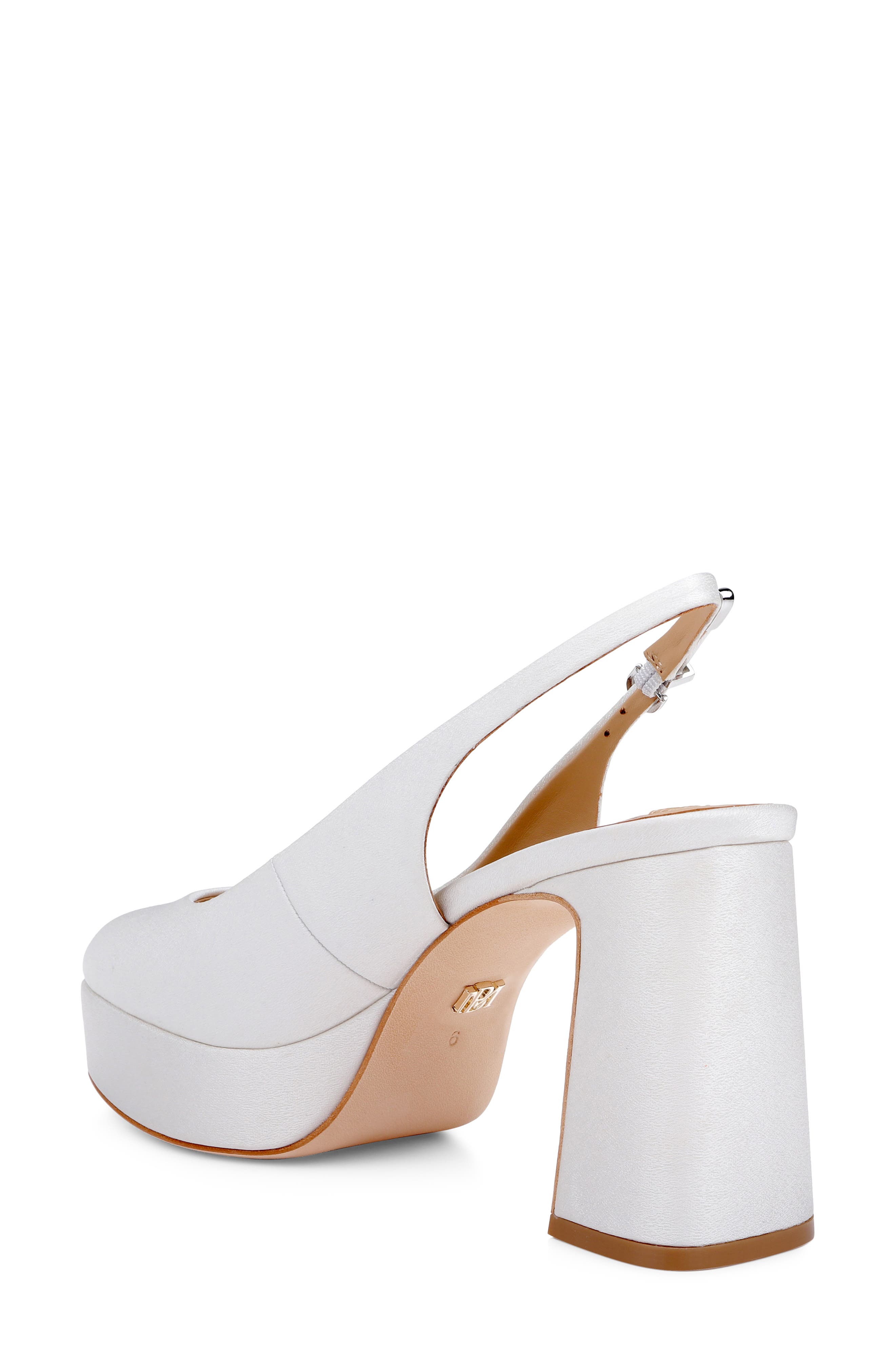 Rylan Slingback Platform Pump, Alternate, color, WHT CREP