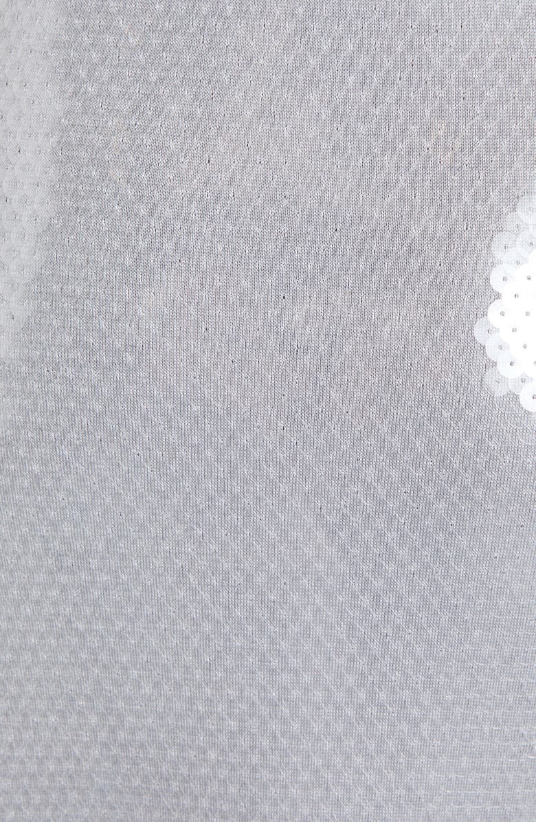 Bottega Veneta Scoop Neck Sleeveless Sequin Gown, Alternate, color, Grey