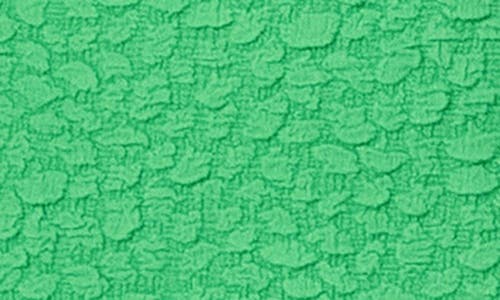 English Factory Textured Off The Shoulder Midi Dress In Green