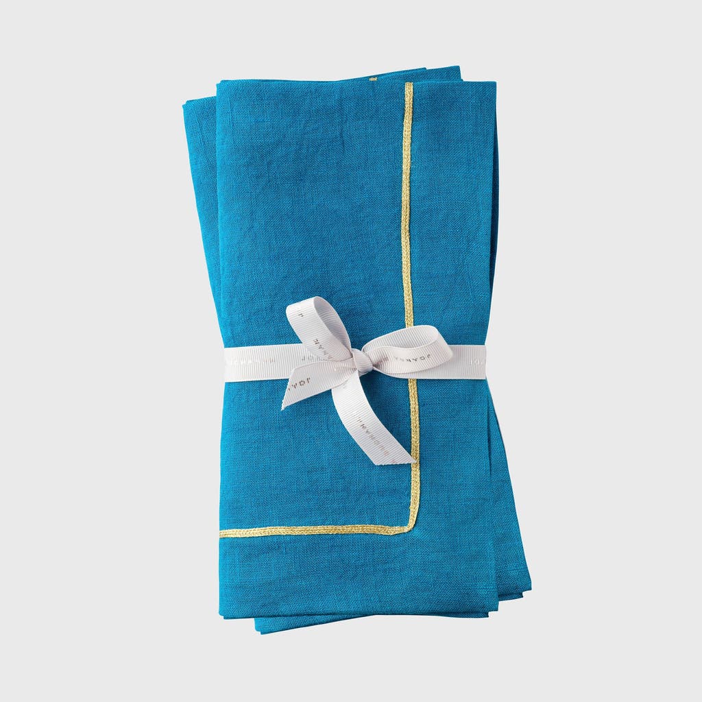 Joanna Buchanan Linen Dinner Napkins 2-piece Set