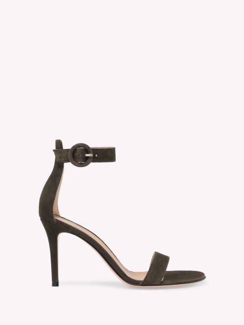 Gianvito Rossi Ankle-strap Suede Sandals