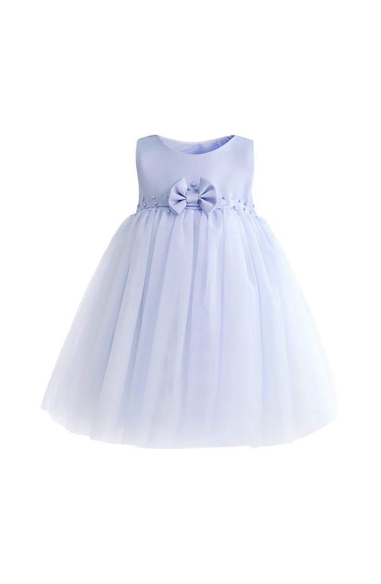 Tulleen Lace Petal Gown, Main, color, Blue