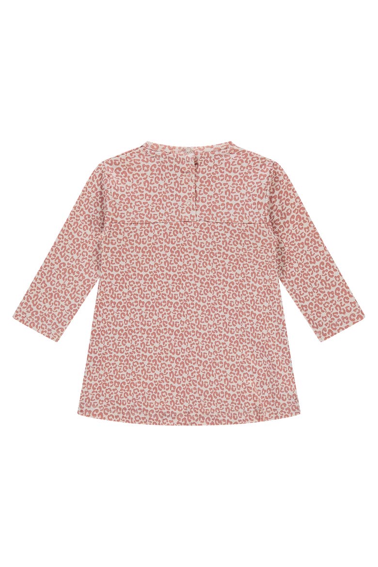 Leopard Print Long Sleeve Dress, Alternate, color, Light Pink