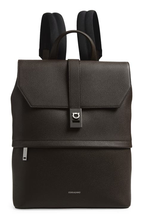 Twins Leather Backpack