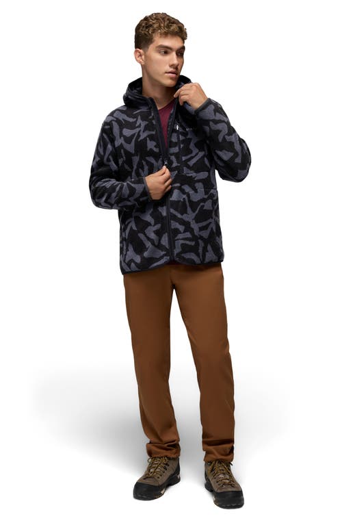 Prana Tuff Fluff Fleece Full Zip Hoodie In Multi