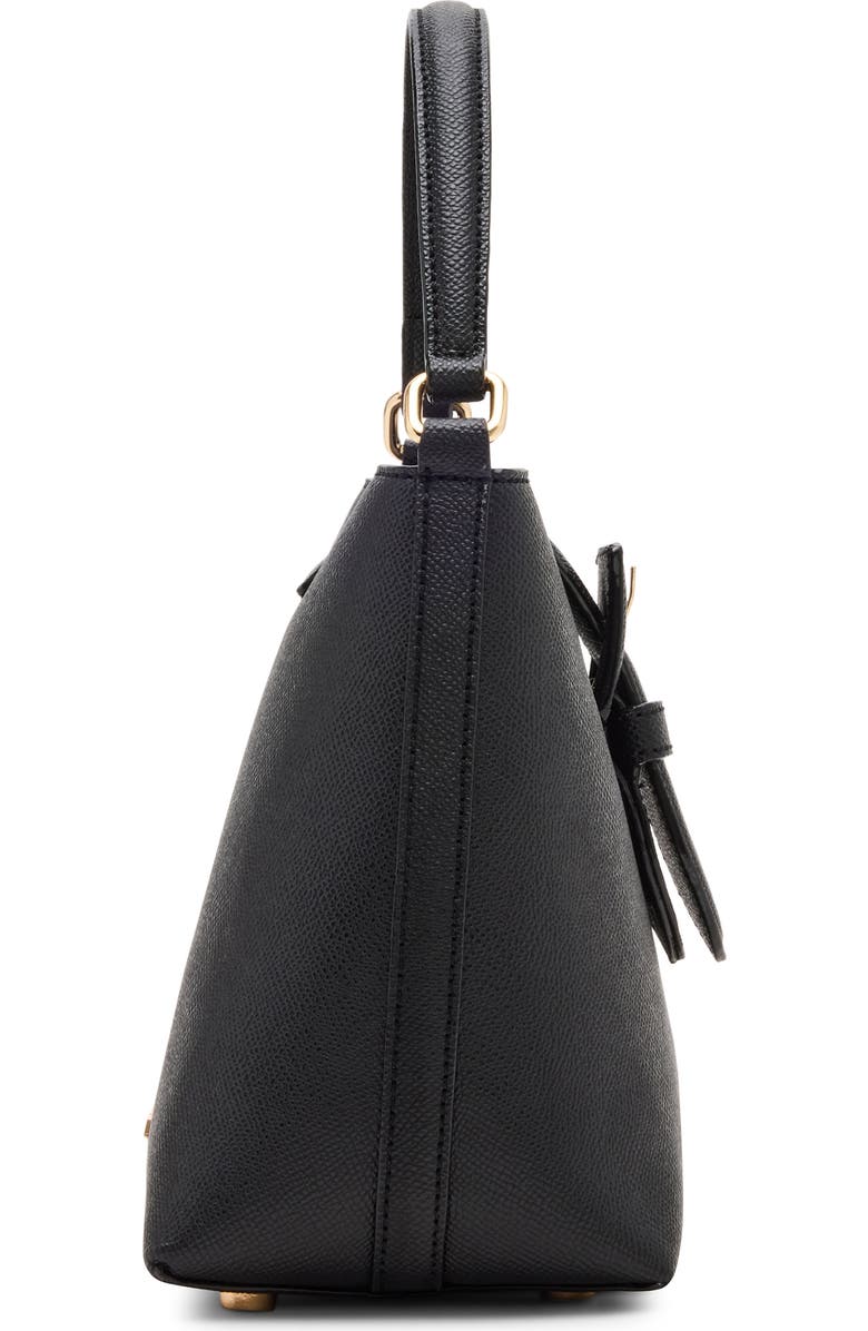 Anne Klein Small Bucket Bag, Alternate, color, Black