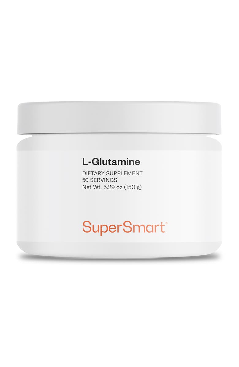 SuperSmart L-Glutamine Powder, Main, color, NO COLOR