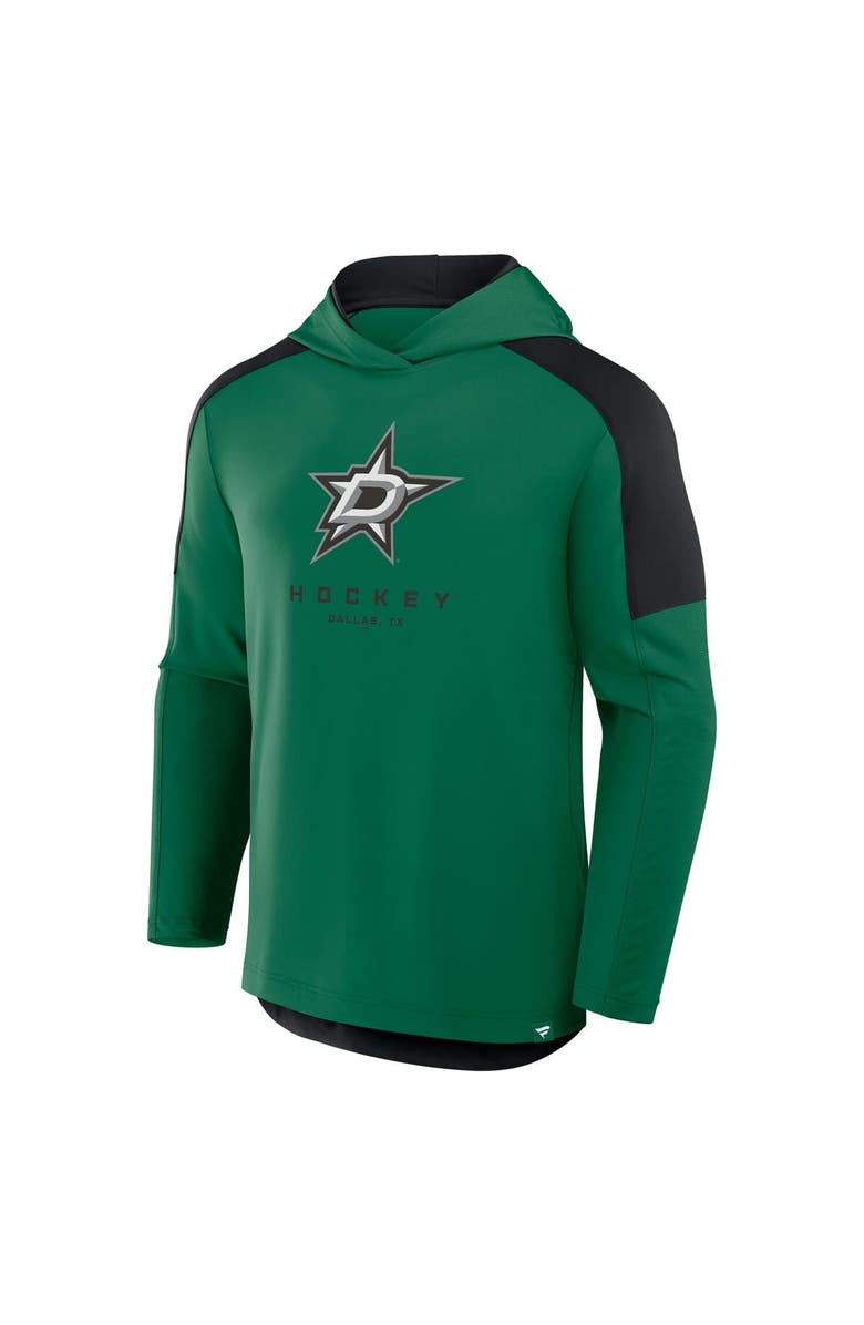 FANATICS Men's Fanatics Kelly Green Dallas Stars Meta Game Transitional Pullover Hoodie, Alternate, color, Kelly Green