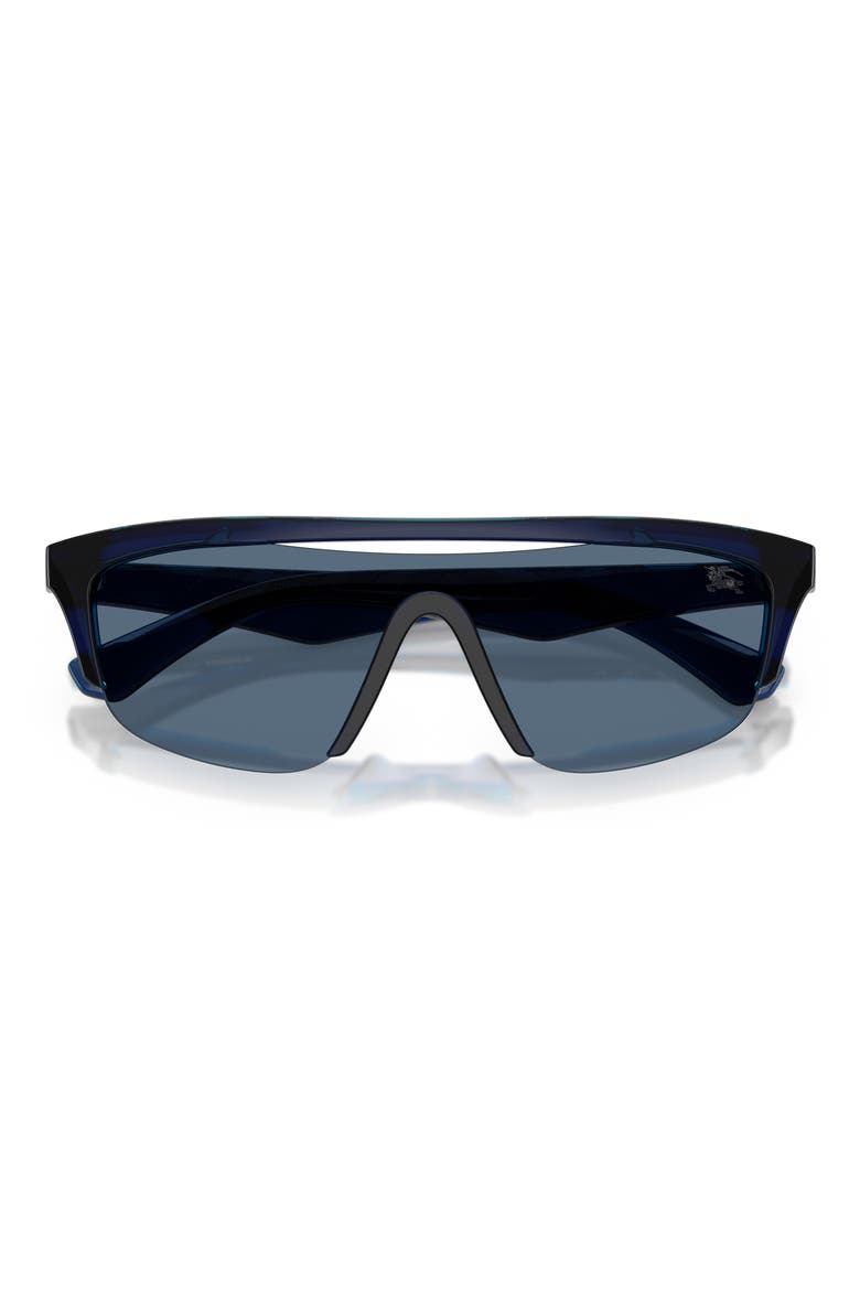 40mm Irregular Sunglasses, Alternate, color, BLUE / DARK BLUE