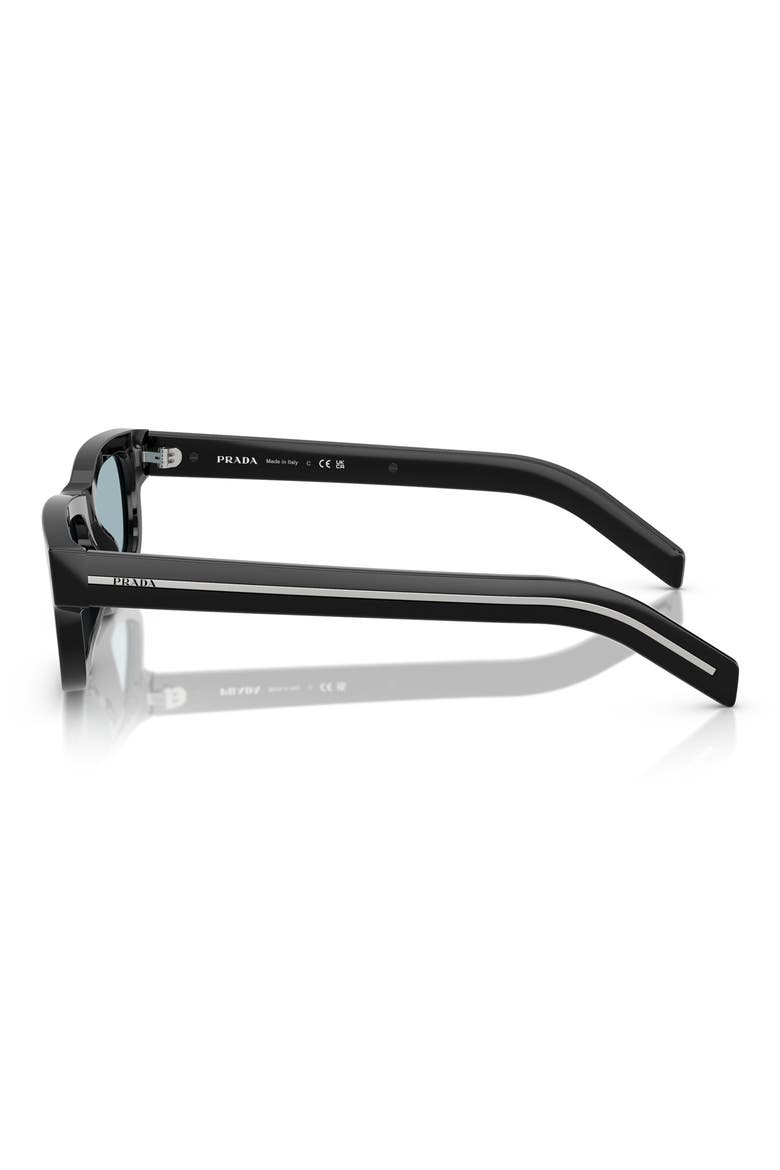 57mm Rectangular Optical Glasses, Alternate, color, BLACK